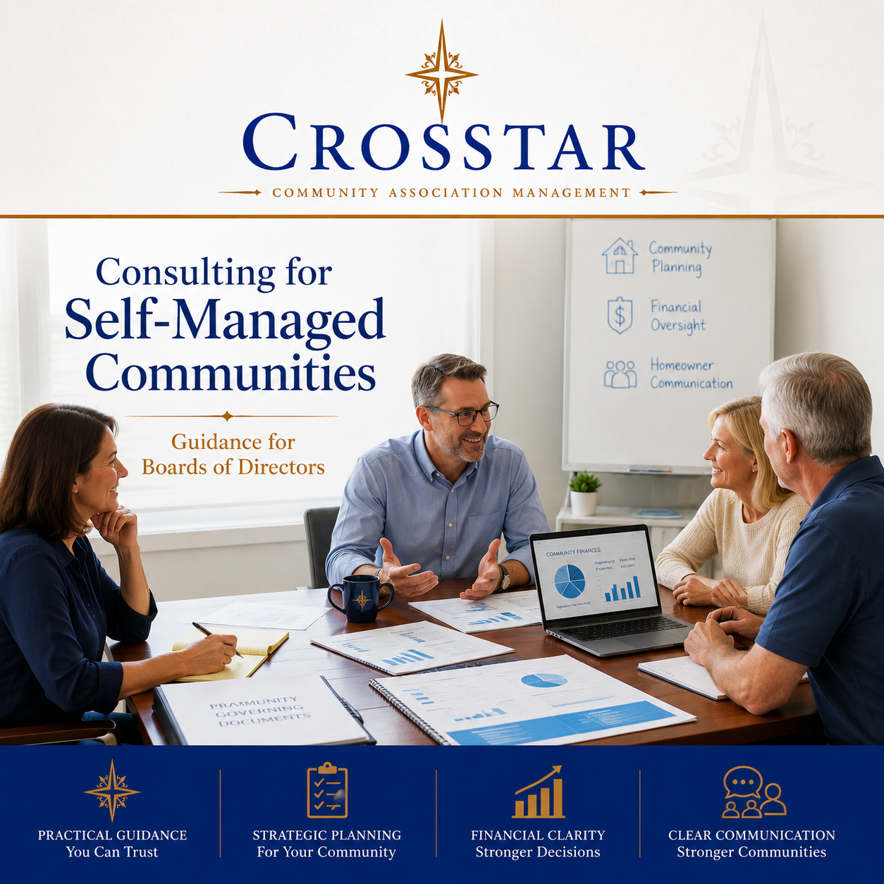 Consulting for self-managed communities